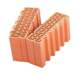 Керамический доборный блок Porotherm 38 1/2 125x380x219 с пазом и гребнем